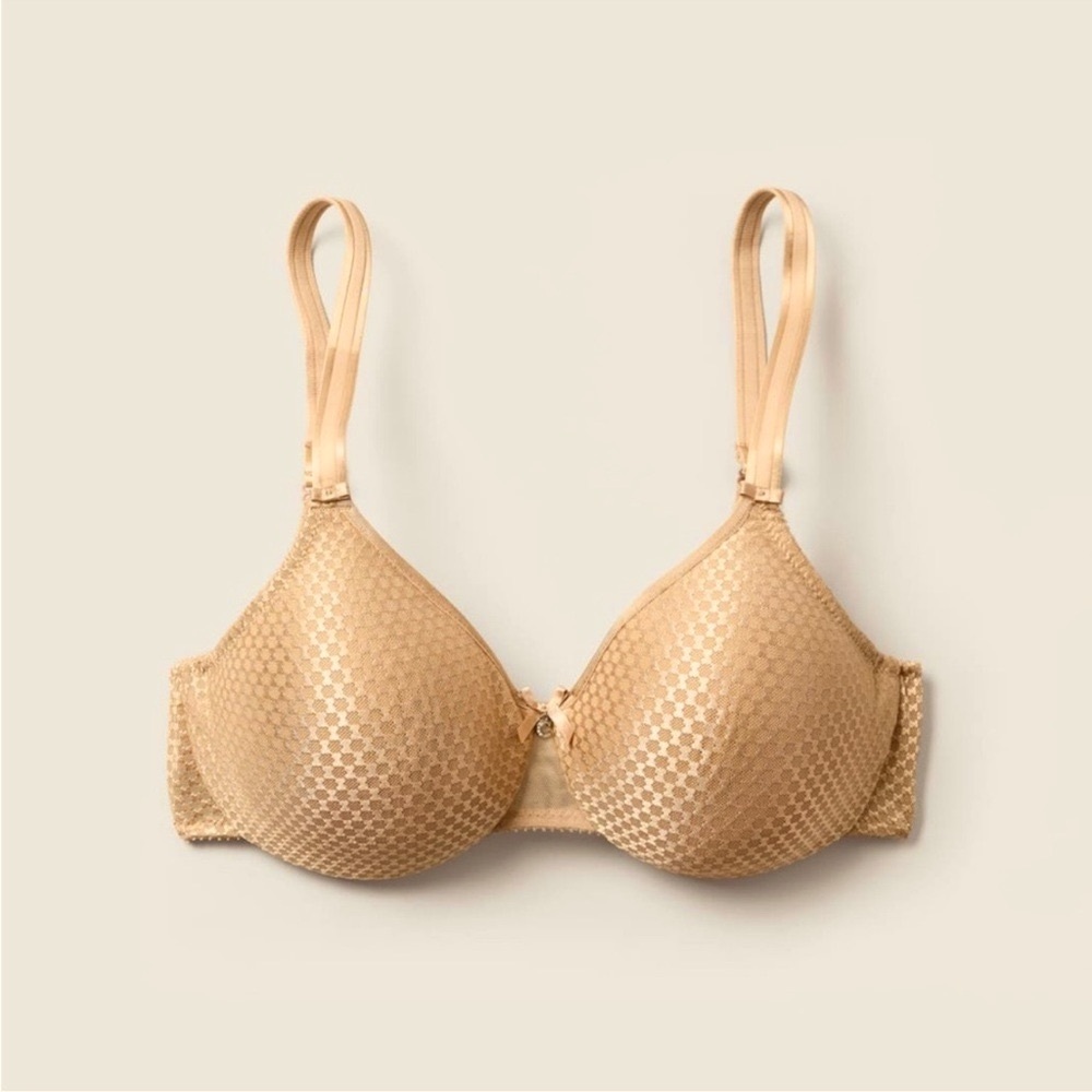 CHANTELLE C Manifique Nouveau Seamless Unlined Minimizer Bra Nude Underwire 36E - Picture 15 of 15